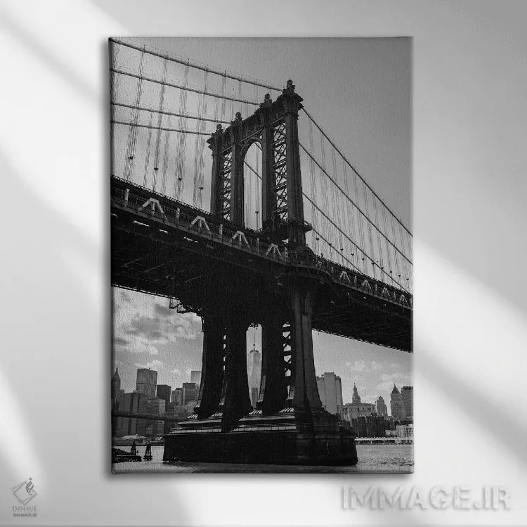 تابلو دامبو بروکلین V (منطقهای در بروکلین) اثر بثانی یانگ - نمای روبهرو روی دیوار