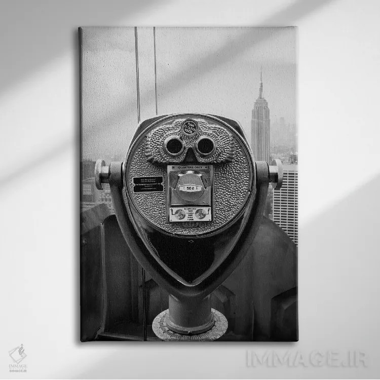 تابلو حالت روحی نیویورک هشت اثر بثانی یانگ - نمای روبهرو روی دیوار
