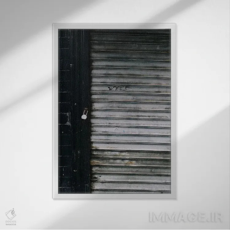 تابلو علف نیویورک (گیاه) اثر بثانی یانگ - نمای قابدار سفید