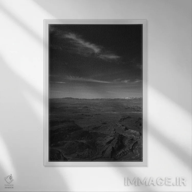 تابلو بر فراز لاس وگاس اثر بثانی یانگ - نمای قابدار سفید