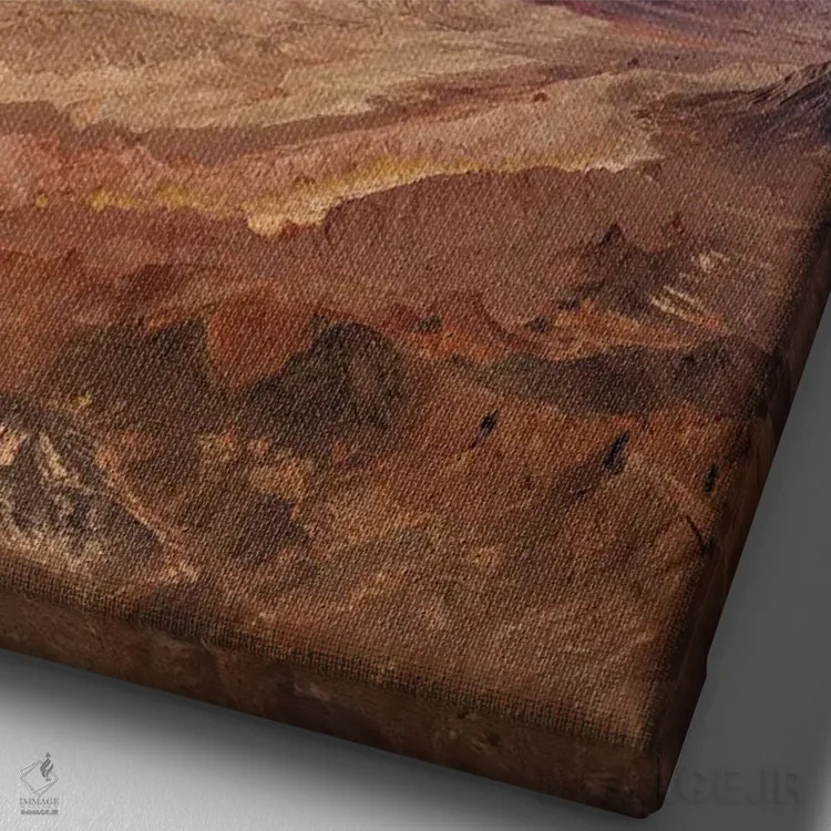 تابلو بر فراز نوادا چهار اثر بثانی یانگ - نمای نزدیک بافت بوم