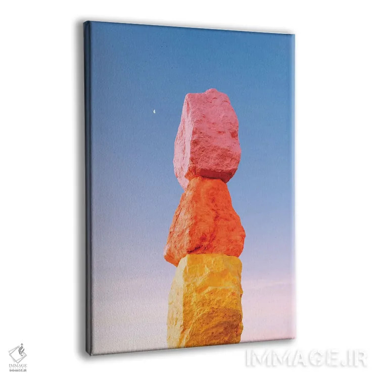 تابلو ماه هفت کوه جادویی شش اثر بثانی یانگ - نمای پرسپکتیو محصول