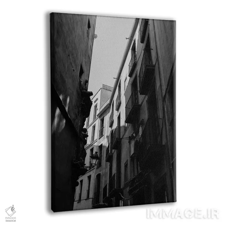 تابلو معماری بارسلونا چهار اثر بثانی یانگ - نمای پرسپکتیو محصول