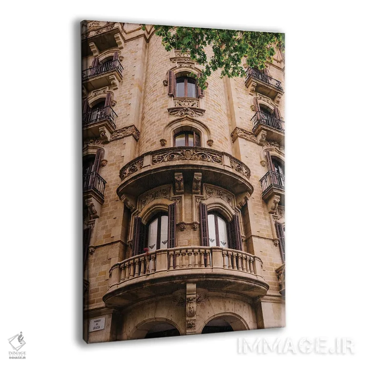 تابلو معماری بارسلونا دو اثر بثانی یانگ - نمای پرسپکتیو محصول