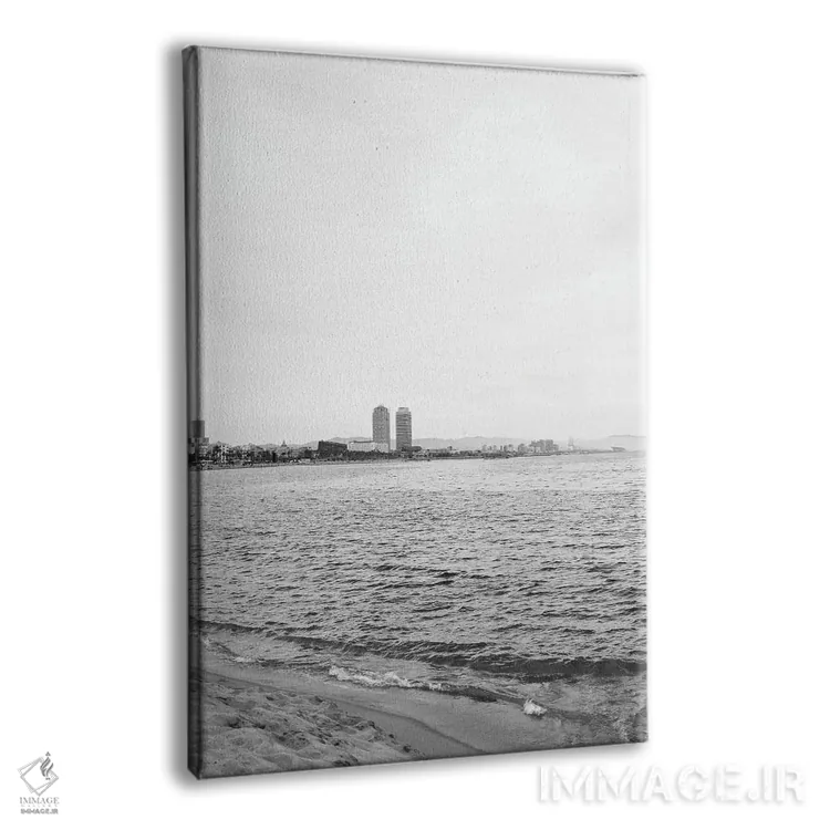 تابلو ساحل بارسلونا دو اثر بثانی یانگ - نمای پرسپکتیو محصول