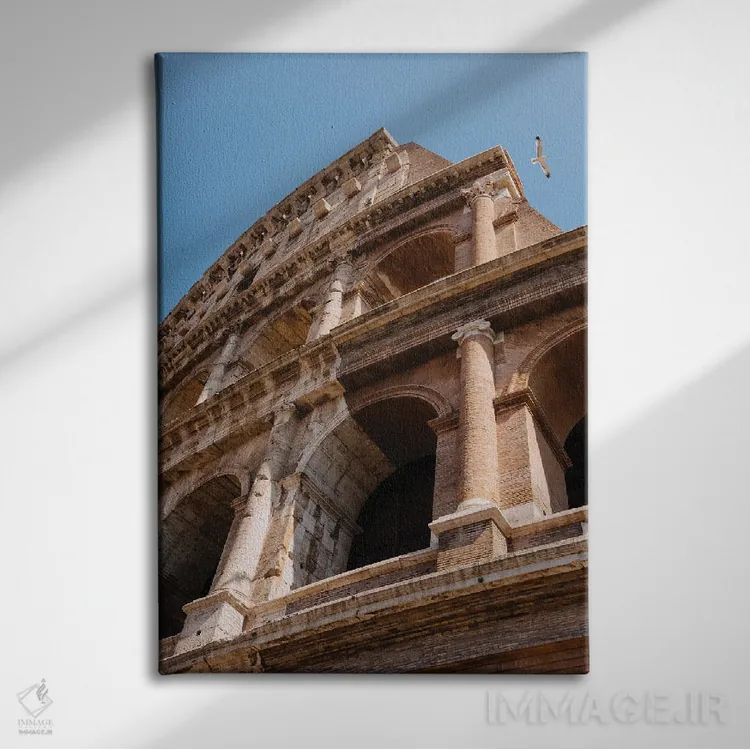 تابلو کولوسئوم روم دو اثر بثانی یانگ - نمای روبهرو روی دیوار