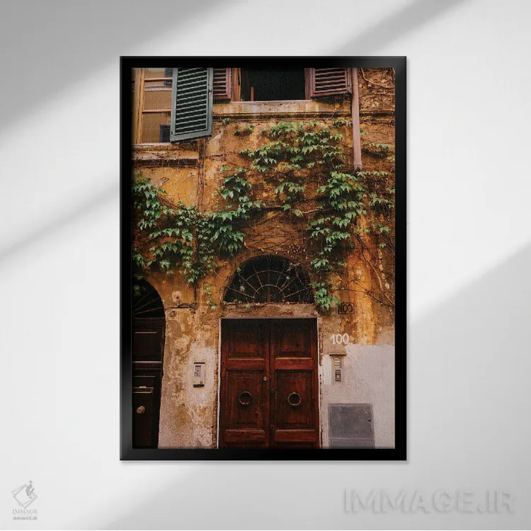 تابلو در روم بیست و یک اثر بثانی یانگ - نمای قابدار مشکی