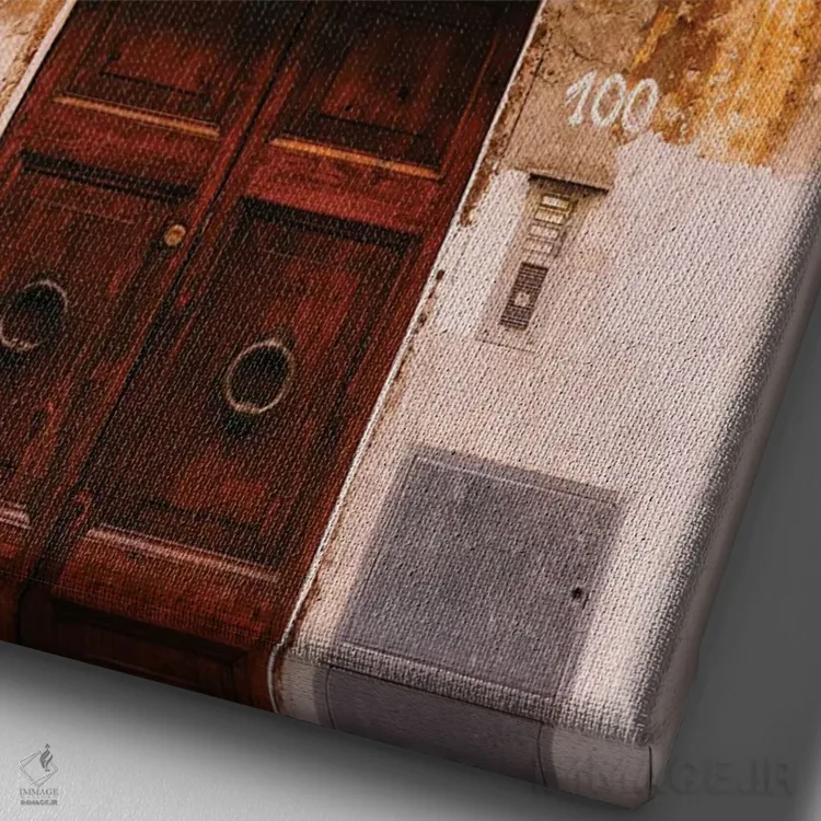 تابلو در روم بیست و یک اثر بثانی یانگ - نمای نزدیک بافت بوم