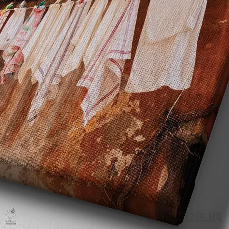 تابلو خیابانهای رومی اثر بثانی یانگ - نمای نزدیک بافت بوم