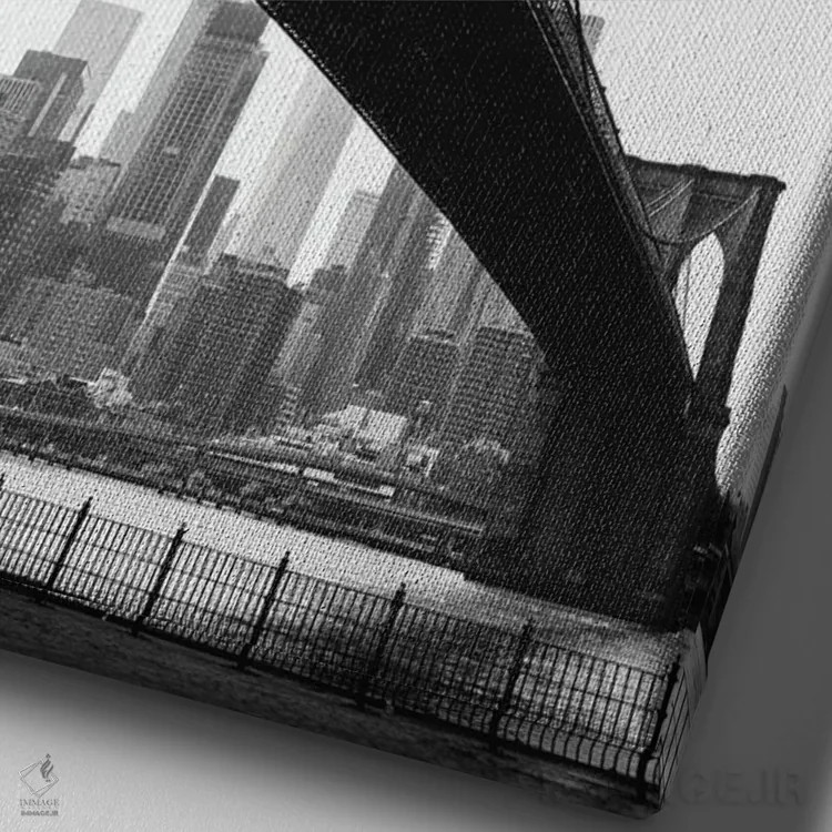 تابلو نمای بروکلین دو اثر بثانی یانگ - نمای نزدیک بافت بوم