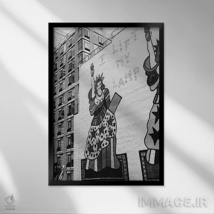 تابلو دیدگاه هایلاین هفت اثر بثانی یانگ - نمای قابدار مشکی