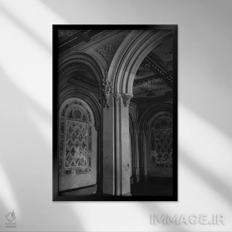 تابلو سنترال پارک دو اثر بثانی یانگ - نمای قابدار مشکی