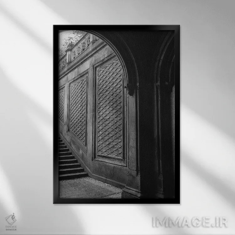 تابلو سنترال پارک سه اثر بثانی یانگ - نمای قابدار مشکی