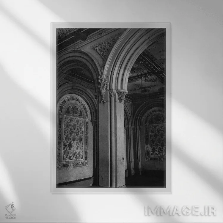 تابلو سنترال پارک دو اثر بثانی یانگ - نمای قابدار سفید