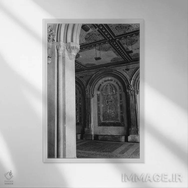 تابلو سنترال پارک اثر بثانی یانگ - نمای قابدار سفید