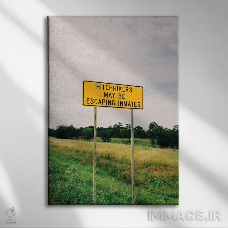 تابلو مسافران بینراهی اثر بثانی یانگ - نمای روبهرو روی دیوار