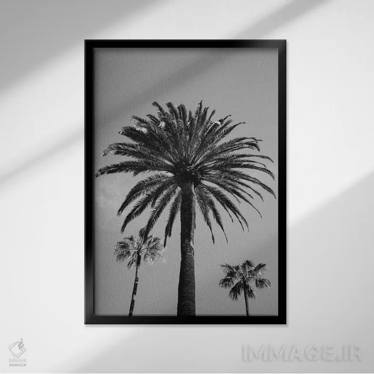 تابلو آسمان بورلی هیلز ۳ اثر بثانی یانگ - نمای قابدار مشکی