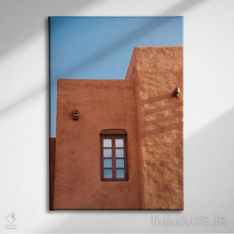 تابلو معماری سانتافه ۲ اثر بثانی یانگ - نمای روبهرو روی دیوار