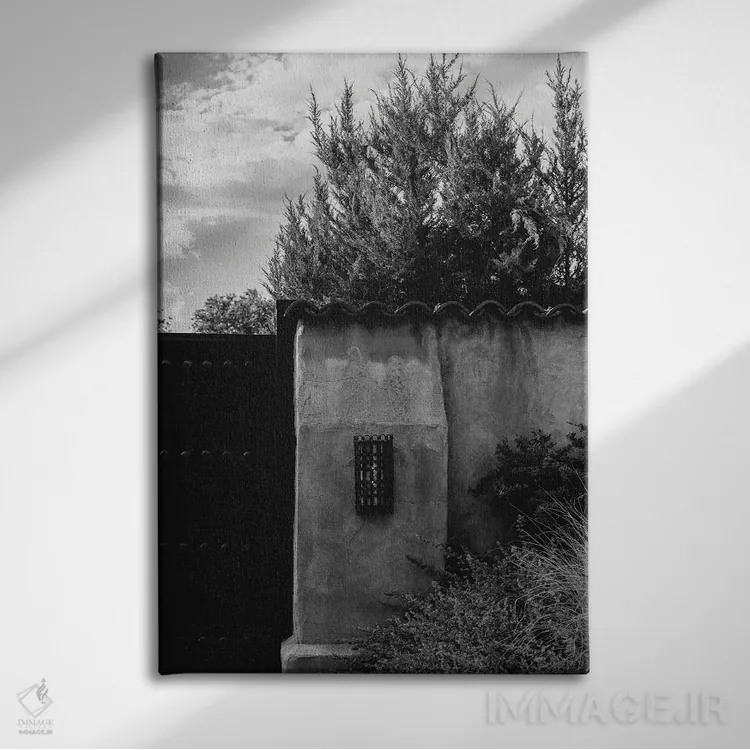 تابلو معماری سانتافه ۱۱ اثر بثانی یانگ - نمای روبهرو روی دیوار