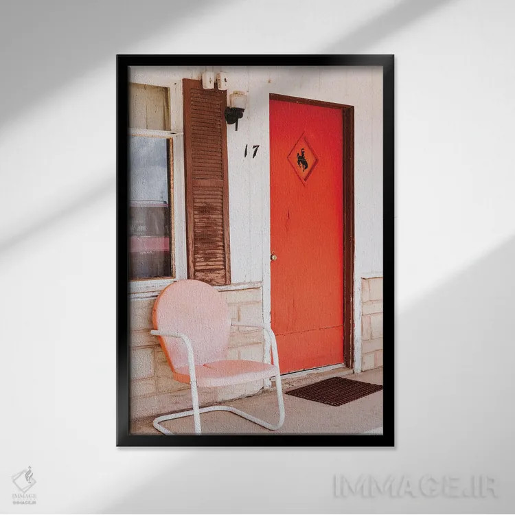 تابلو موتل باکارو ۳ اثر بثانی یانگ - نمای قابدار مشکی