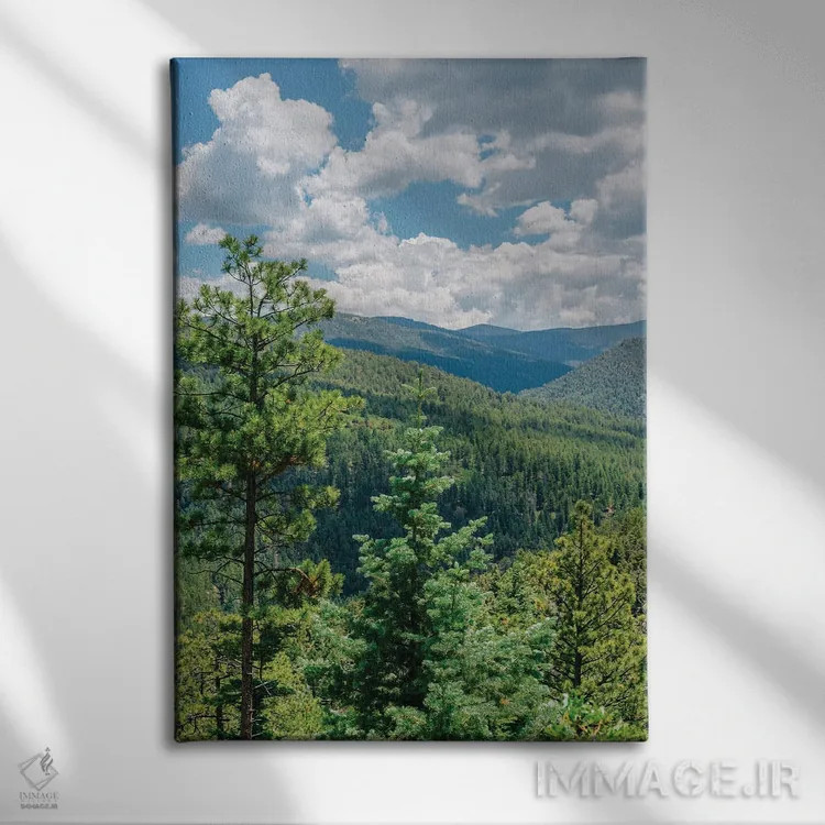 تابلو جاده مرتفع به تائوس ۳ اثر بثانی یانگ - نمای روبهرو روی دیوار