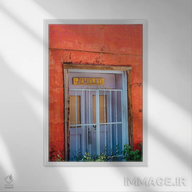 تابلو معماری تائوس ۵ اثر بثانی یانگ - نمای قابدار سفید