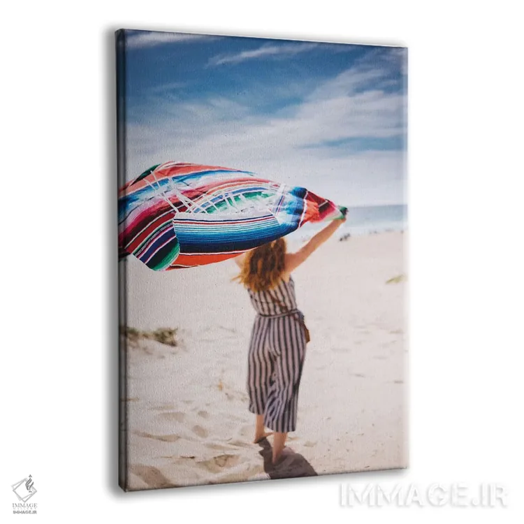 تابلو پتوی ساحل مالیبو اثر بثانی یانگ - نمای پرسپکتیو محصول