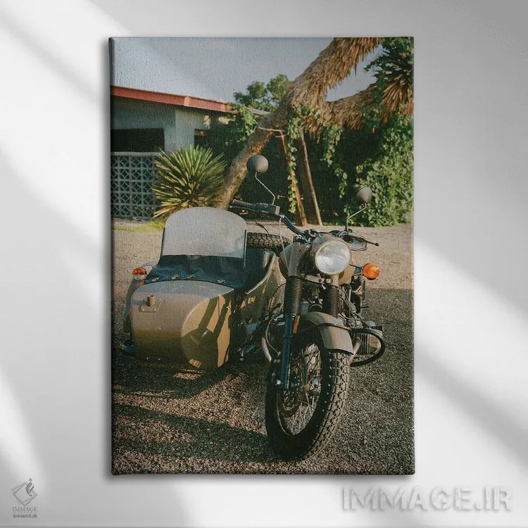 تابلو سواری مارفا ۲ روی نگاتیو (عکس فیلمی) اثر بثانی یانگ - نمای روبهرو روی دیوار