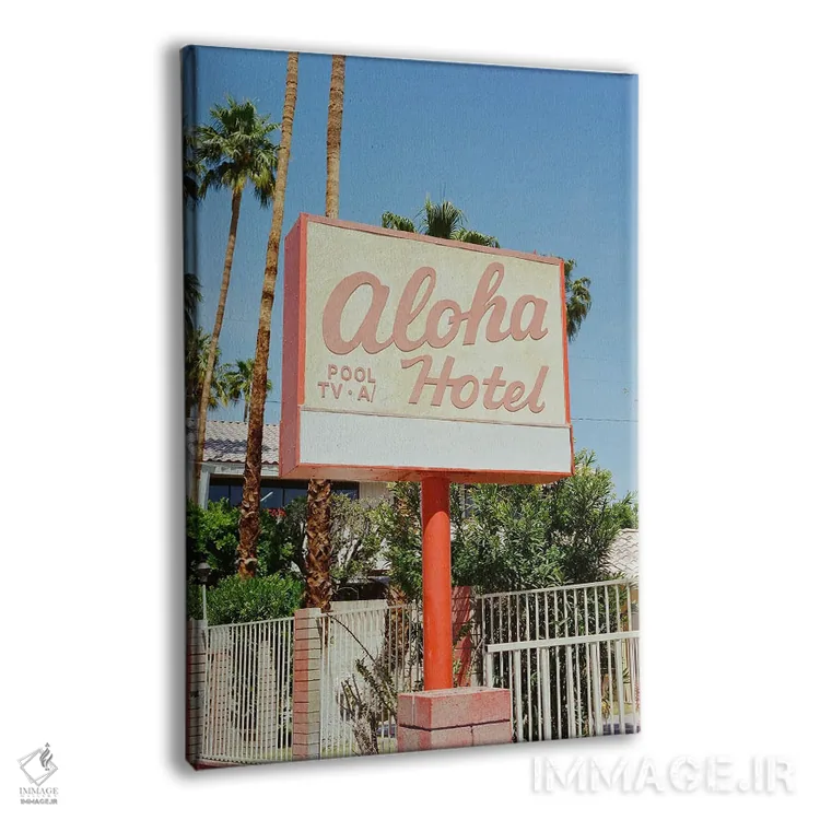 تابلو هتل آلوها اثر بثانی یانگ - نمای پرسپکتیو محصول