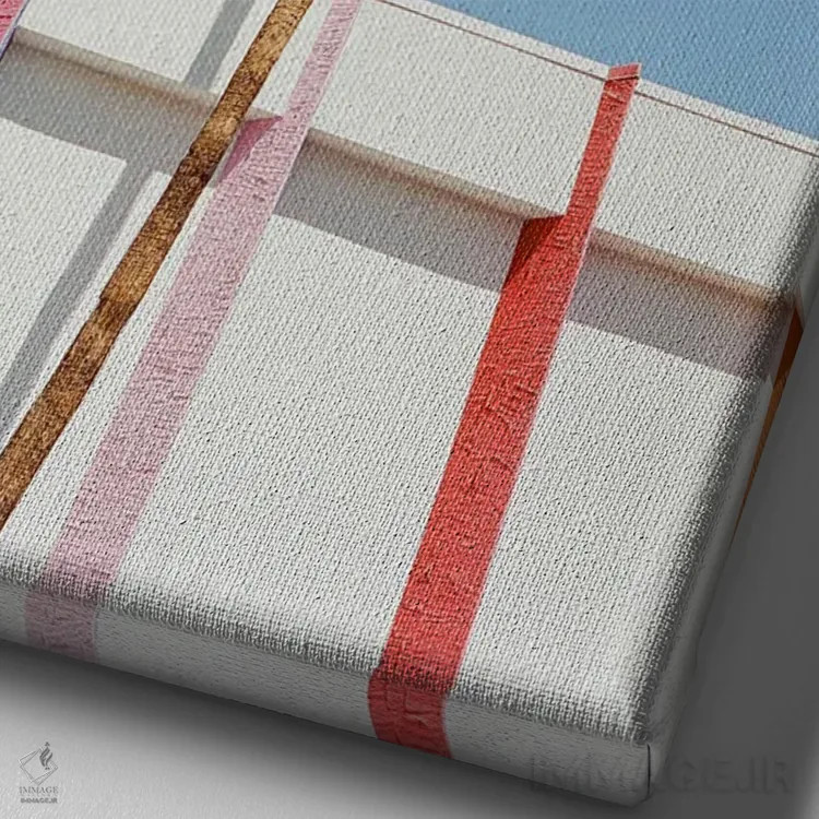 تابلو پالم اسپرینگز اثر بثانی یانگ - نمای نزدیک بافت بوم