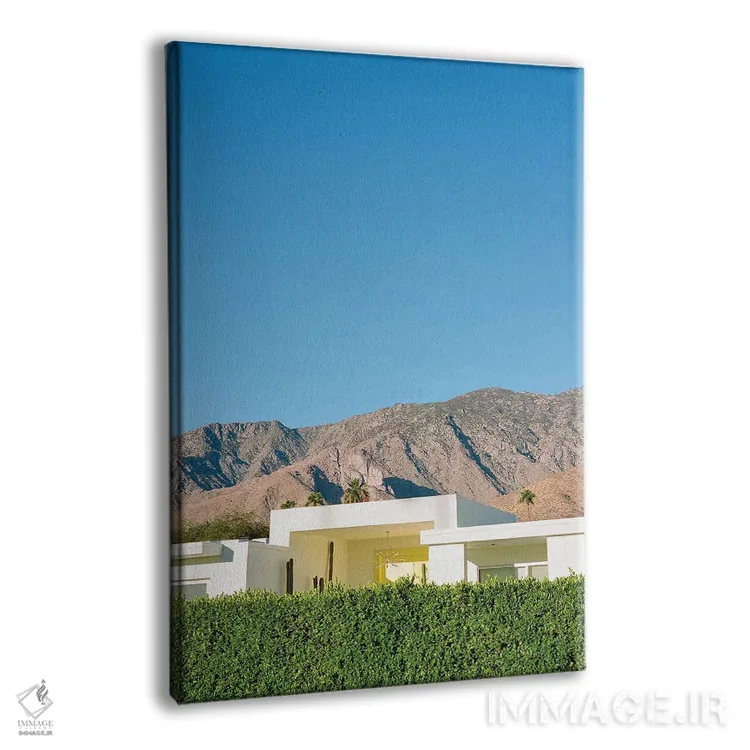 تابلو معماری پالم اسپرینگز روی نگاتیو اثر بثانی یانگ - نمای پرسپکتیو محصول