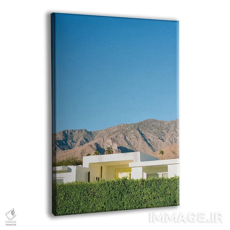 تابلو معماری پالم اسپرینگز روی نگاتیو اثر بثانی یانگ - نمای پرسپکتیو محصول