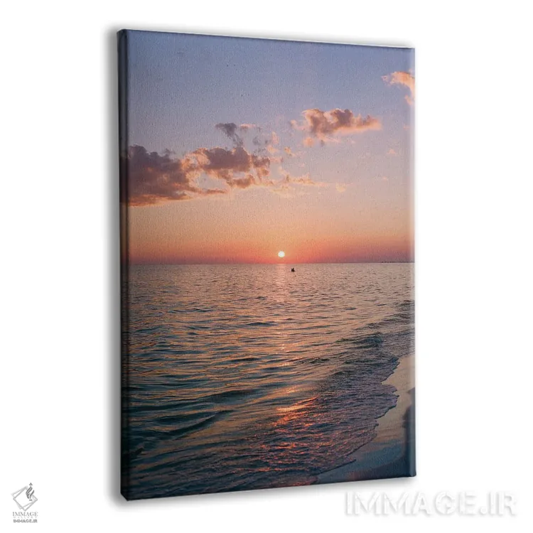 تابلو غروب اقیانوس فلوریدا روی نگاتیو اثر بثانی یانگ - نمای پرسپکتیو محصول