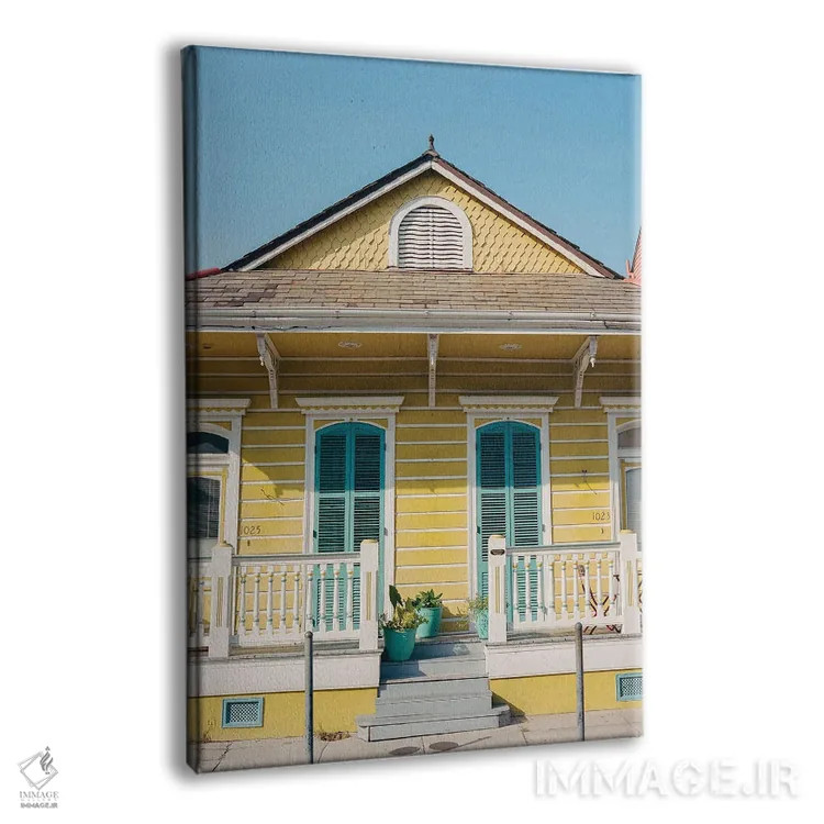 تابلو معماری نیواورلئان ۵ روی نگاتیو اثر بثانی یانگ - نمای پرسپکتیو محصول