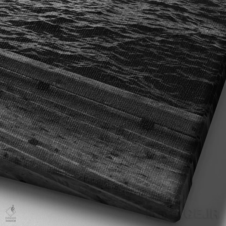 تابلو دریاچه تاهو ۸ اثر بثانی یانگ - نمای نزدیک بافت بوم