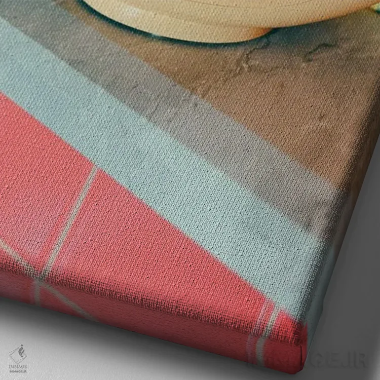 تابلو تماس نیواورلئان روی نگاتیو اثر بثانی یانگ - نمای نزدیک بافت بوم