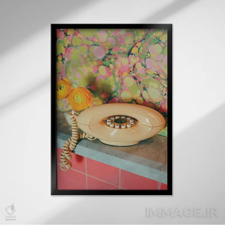 تابلو تماس نیواورلئان روی نگاتیو اثر بثانی یانگ - نمای قابدار مشکی