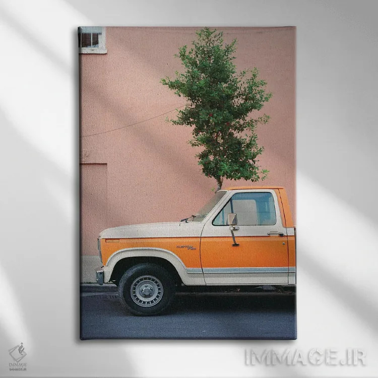 تابلو سواری نیواورلئان ۶ روی نگاتیو اثر بثانی یانگ - نمای روبهرو روی دیوار