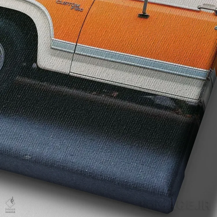 تابلو سواری نیواورلئان ۶ روی نگاتیو اثر بثانی یانگ - نمای نزدیک بافت بوم