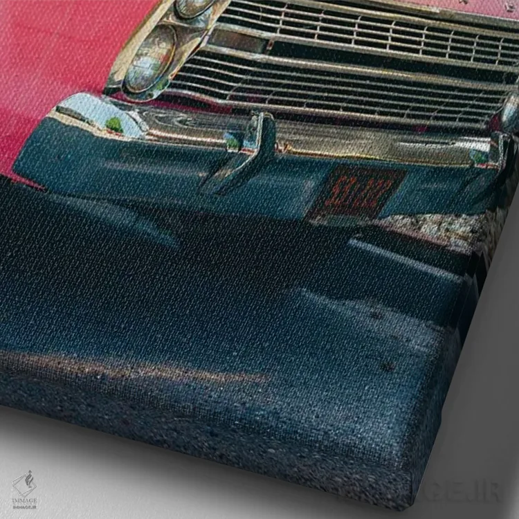 تابلو سواری نیواورلئان روی نگاتیو اثر بثانی یانگ - نمای نزدیک بافت بوم