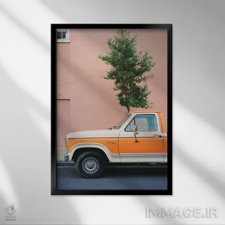 تابلو سواری نیواورلئان ۶ روی نگاتیو اثر بثانی یانگ - نمای قابدار مشکی