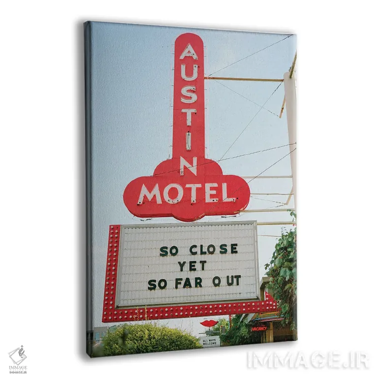 تابلو متل آستین ۳ روی نگاتیو اثر بثانی یانگ - نمای پرسپکتیو محصول