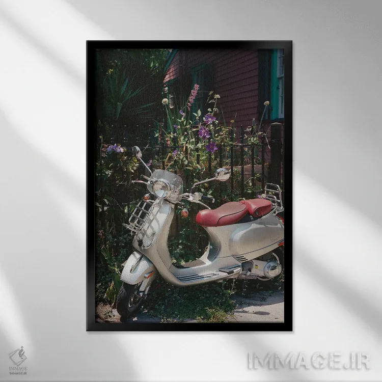 تابلو سواری نیواورلئان ۴ روی نگاتیو اثر بثانی یانگ - نمای قابدار مشکی