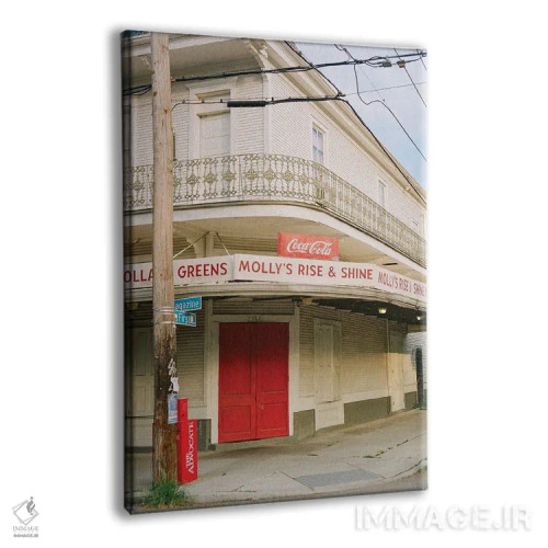 تابلو رستوران نیواورلئان روی نگاتیو اثر بثانی یانگ - نمای پرسپکتیو محصول