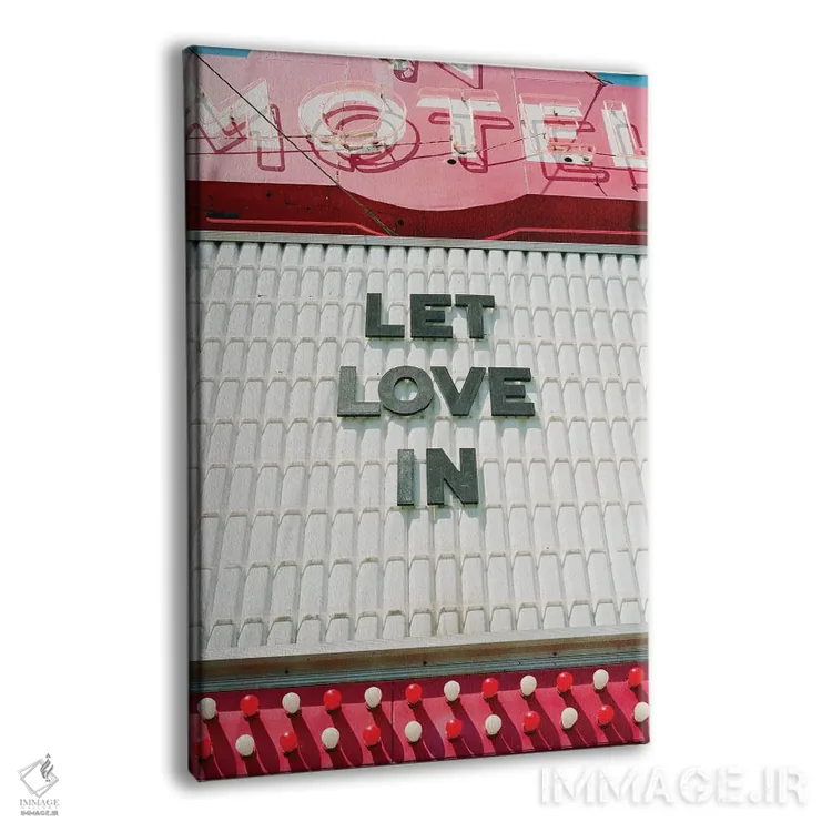 تابلو عشق را بپذیر روی نگاتیو اثر بثانی یانگ - نمای پرسپکتیو محصول