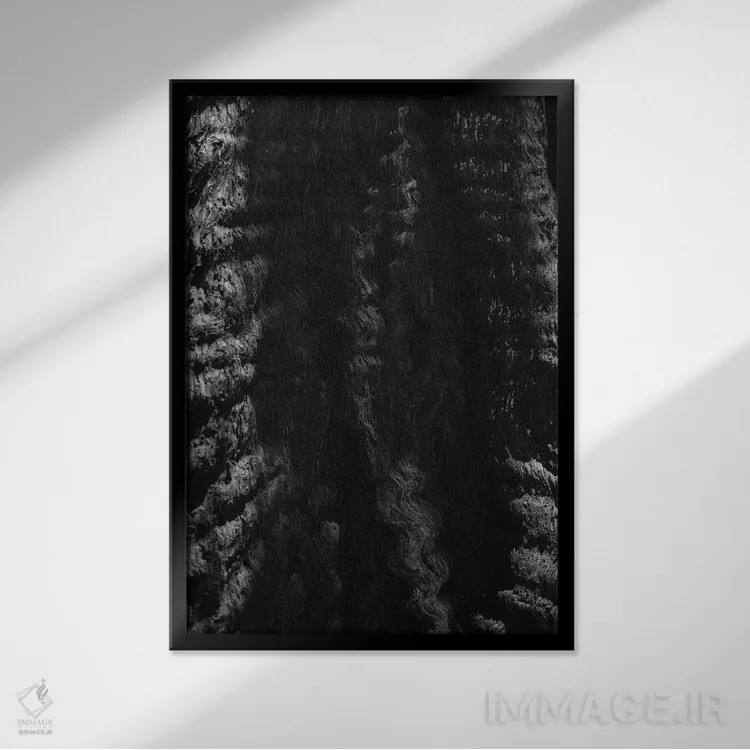 تابلو درخت ردوود کالیفرنیا اثر بثانی یانگ - نمای قابدار مشکی