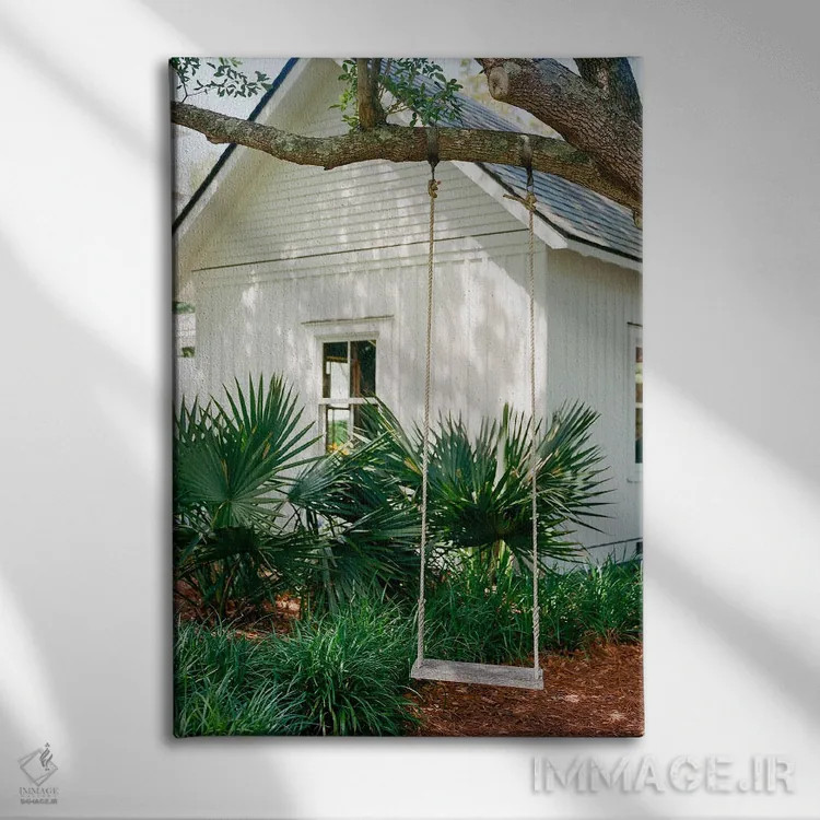 تابلو جزیره سالیوان ۴ روی نگاتیو اثر بثانی یانگ - نمای روبهرو روی دیوار