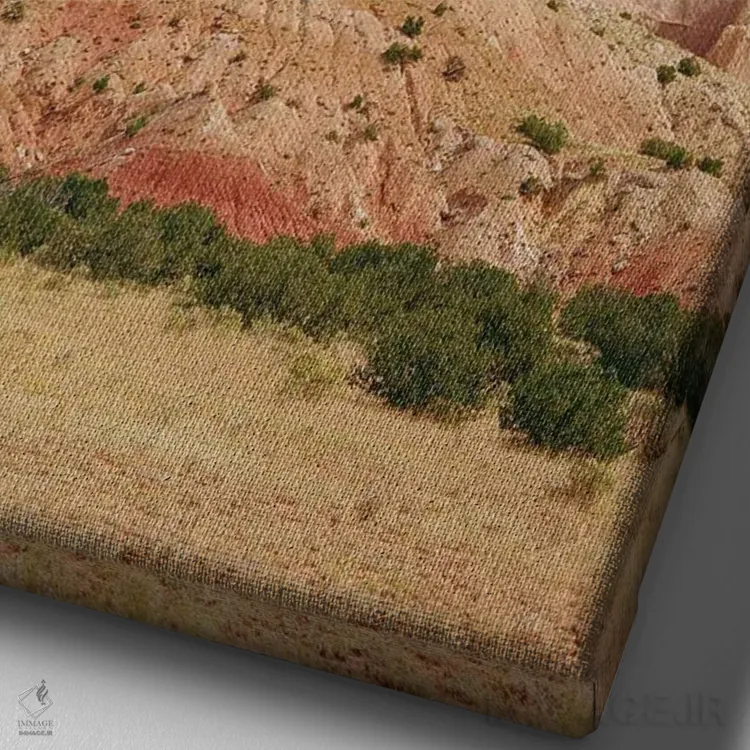 تابلو مزرعه اشباح ۴ اثر بثانی یانگ - نمای نزدیک بافت بوم