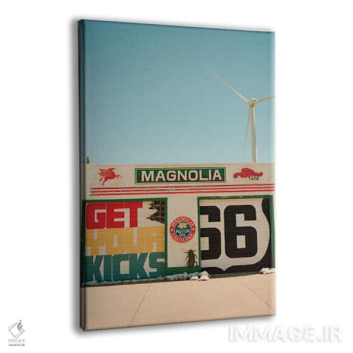 تابلو جاده ۶۶ شماره ۶ اثر بثانی یانگ - نمای پرسپکتیو محصول