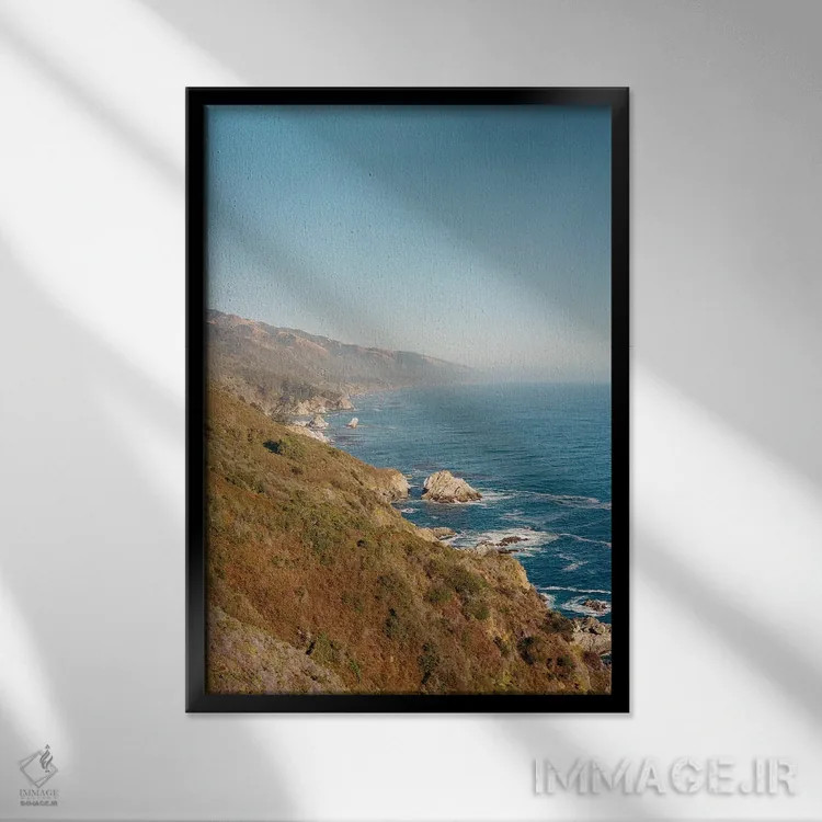 تابلو بیگ سور شماره چهار روی فیلم اثر بثانی یانگ - نمای قابدار مشکی